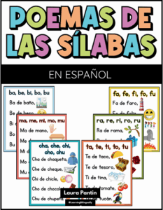 Spanish Syllable Poems (sílabas abiertas)