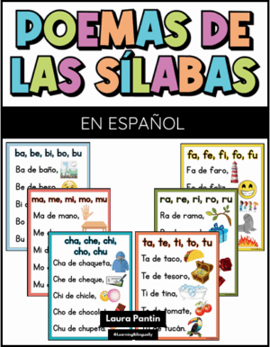 Spanish Syllable Poems (sílabas abiertas)