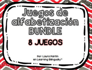 Literacy Games BUNDLE in Spanish