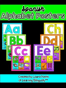 Spanish Alphabet Posters