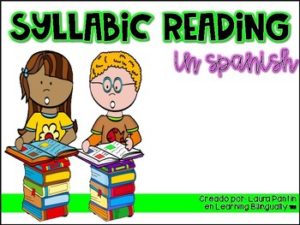 Reading Syllables Booklet in Spanish