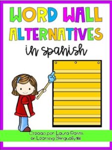 Word Wall Alternatives in Spanish