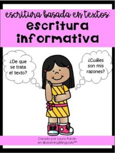 Text-Based Informative Writing in Spanish