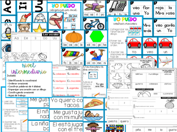 Differentiated Syllable Word Work in Spanish - Image 3