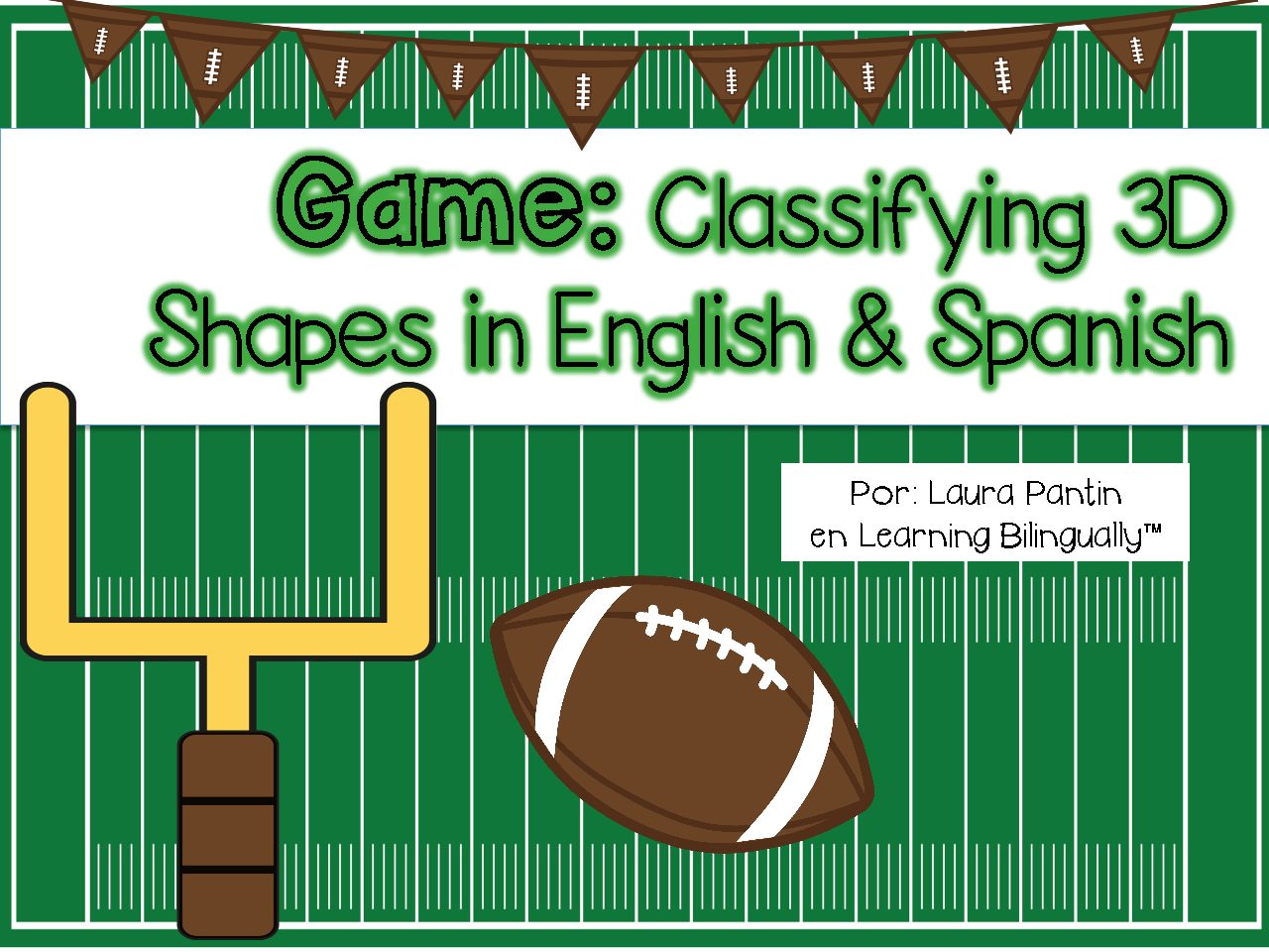 3D Shapes Game- Football Theme