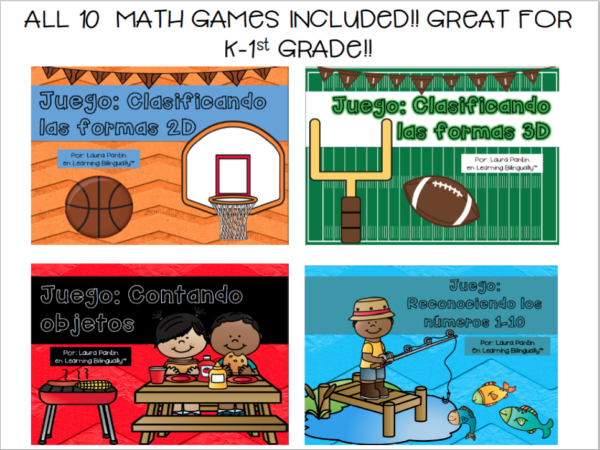 Math Game BUNDLE in Spanish - Image 2