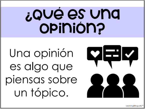 Opinion Writing in Spanish (K & 1st) - Image 2