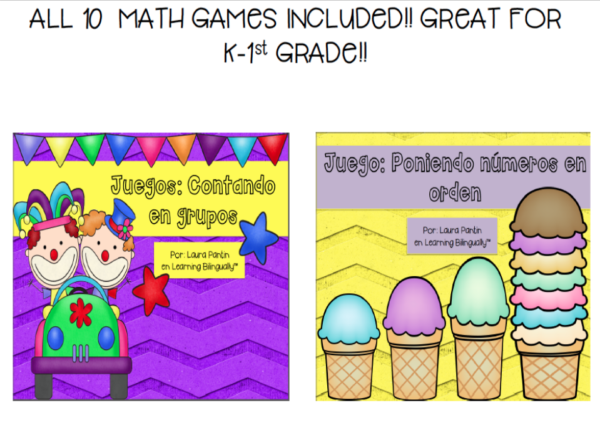Math Game BUNDLE in Spanish - Image 4