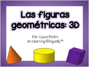Geometry 3D Shapes in Spanish