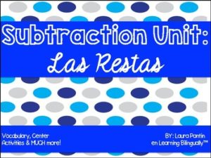 Subtraction Unit in Spanish