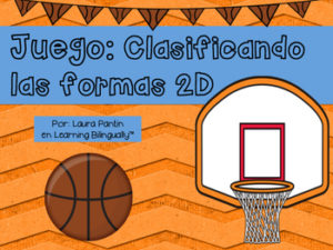 2D Shapes Game- Basketball Theme