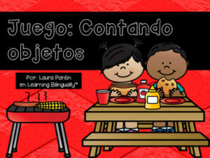 Math Counting Game- Barbeque Theme