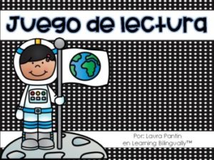 Reading Game in Spanish- Space Theme